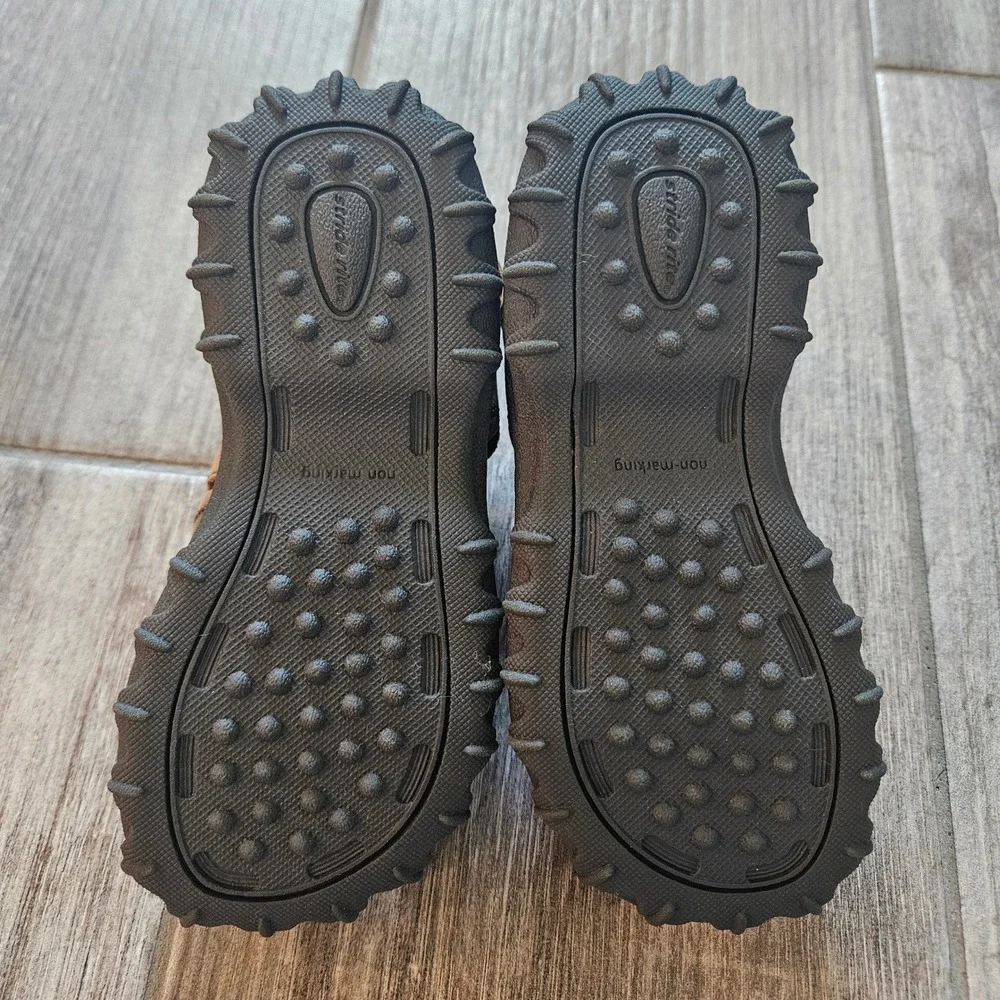 Stride Rite Hudsen Fisherman Sandals Boys 8.5W Brown Leather Closed Toe Rugged